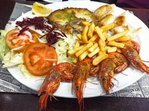 Plato combinado en Reus