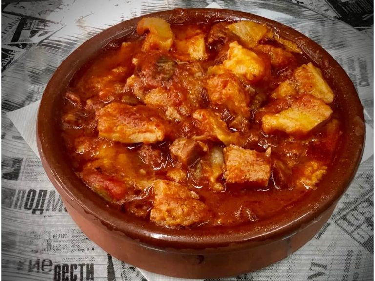 Plato de tapa callos en Reus